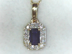 Colored Stone Pendant