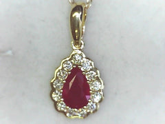 Colored Stone Pendant
