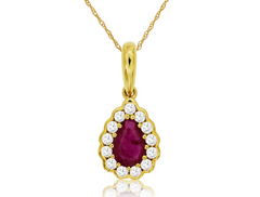 Colored Stone Pendant