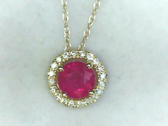 Colored Stone Pendant