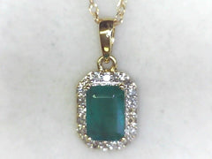 Colored Stone Pendant