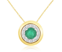 Colored Stone Pendant