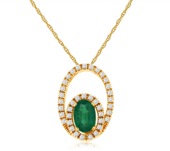 Colored Stone Pendant