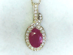 Colored Stone Pendant