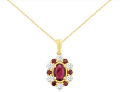 Colored Stone Pendant