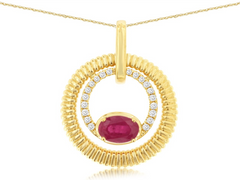 Colored Stone Pendant
