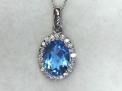 Colored Stone Pendant
