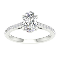 Lab Diamond Engagement Ring
