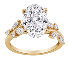 Lab Diamond Engagement Ring