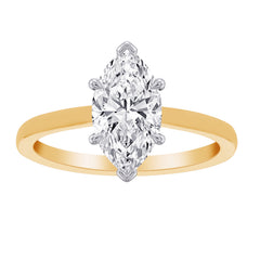 Lab Diamond Solitaire Ring
