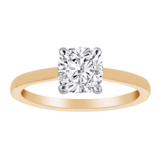 Lab Diamond Solitaire Ring
