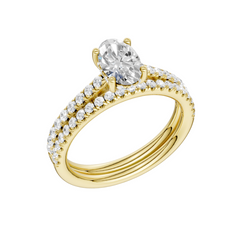 Lab Diamond Wedding Set