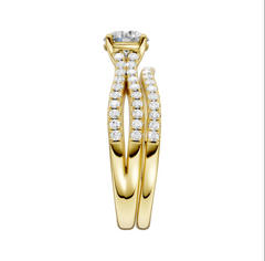 Lab Diamond Wedding Set