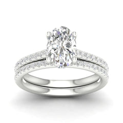 Lab Diamond Wedding Set