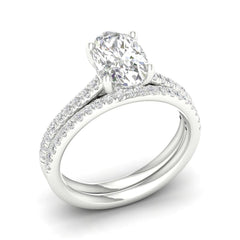 Lab Diamond Wedding Set
