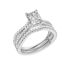 Lab Diamond Wedding Set
