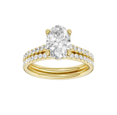 Lab Diamond Wedding Set