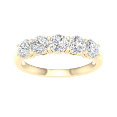 Lab Diamond Wedding Band