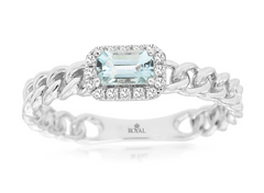 Colored Stone Rings  -  Women'