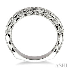 1/4 Ctw Diamond Matching Wedding Band in 14K White Gold