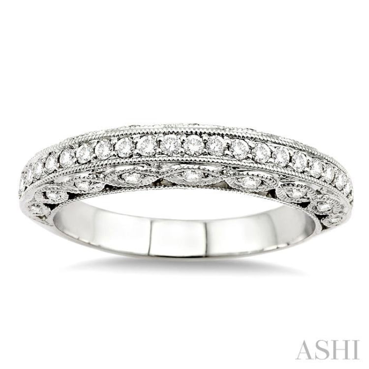 3/8 Ctw Diamond Matching Wedding Band in 14K White Gold