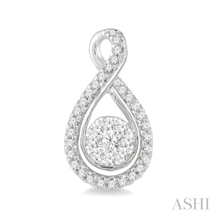 Round Shape Lovebright Diamond Earrings