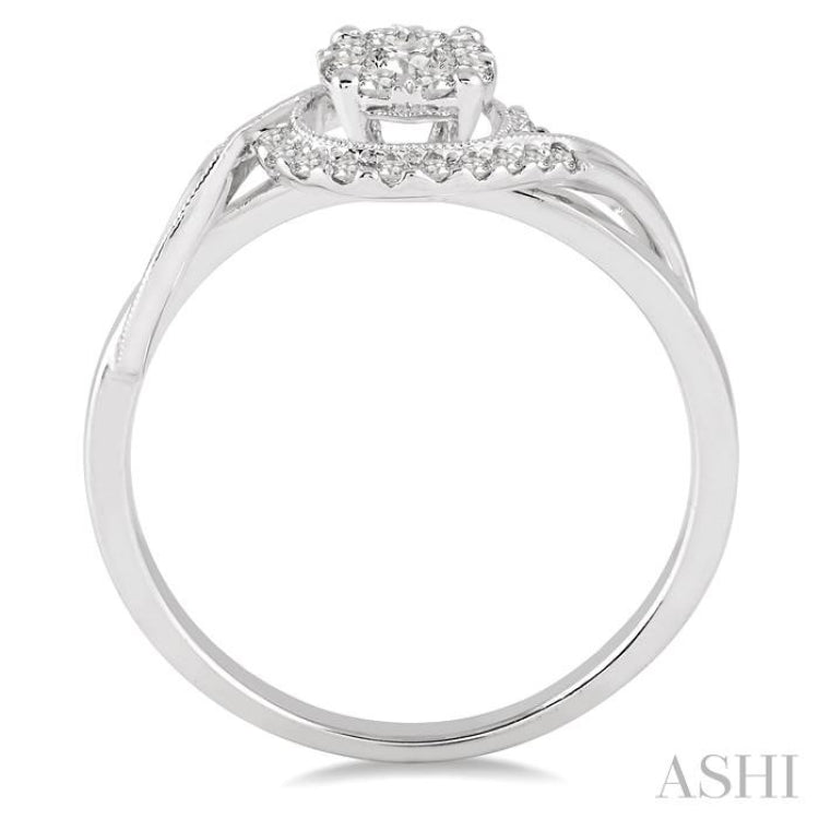 Halo Lovebright Diamond Engagement Ring