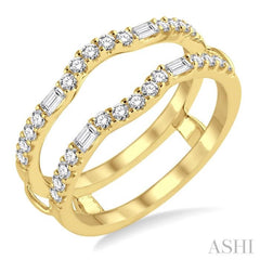 Baguette Diamond Insert Ring