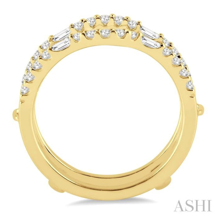 Baguette Diamond Insert Ring