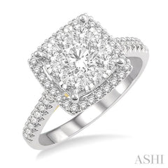 Halo Lovebright Essential Diamond Engagement Ring