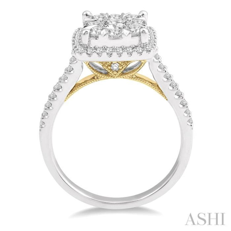 Halo Lovebright Essential Diamond Engagement Ring