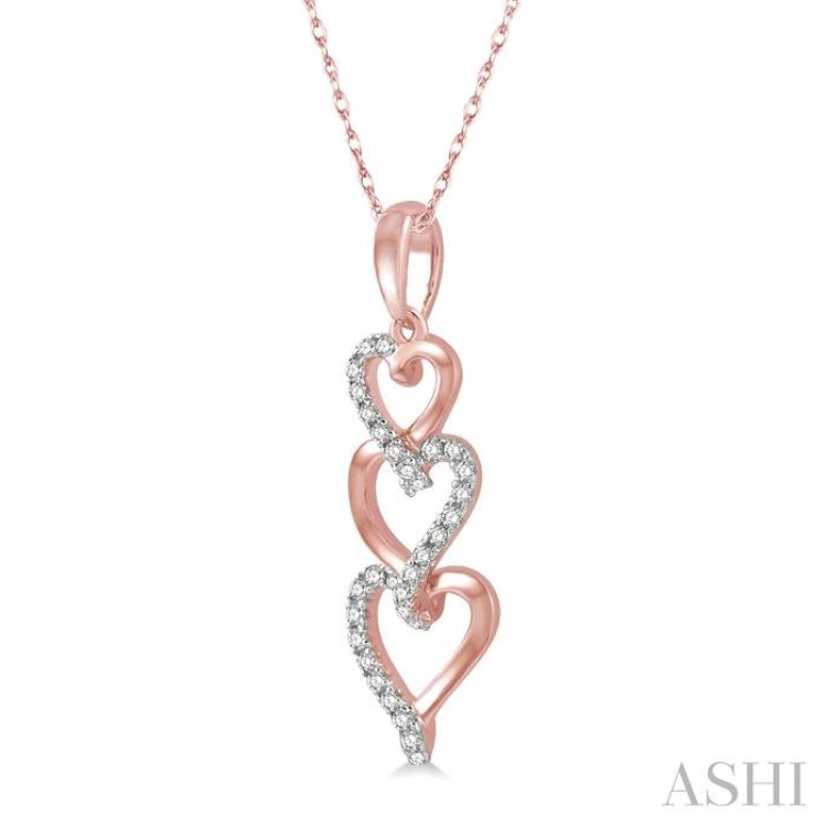 Heart Shape Diamond Pendant