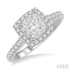 Halo Lovebright Essential Diamond Engagement Ring