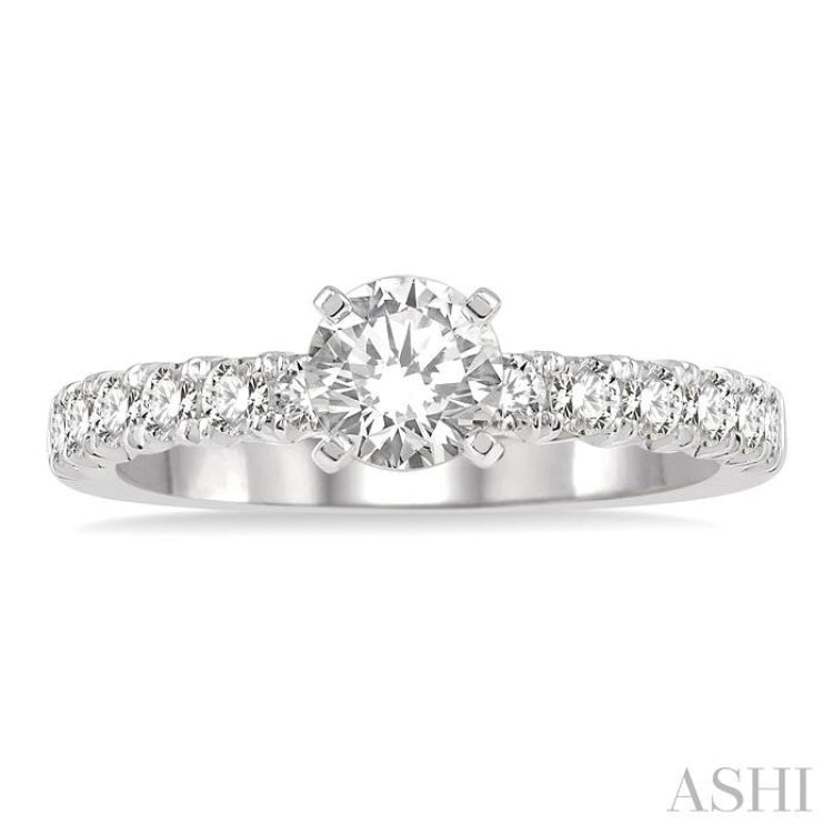 Round Shape Endless Embrace Diamond Engagement Ring