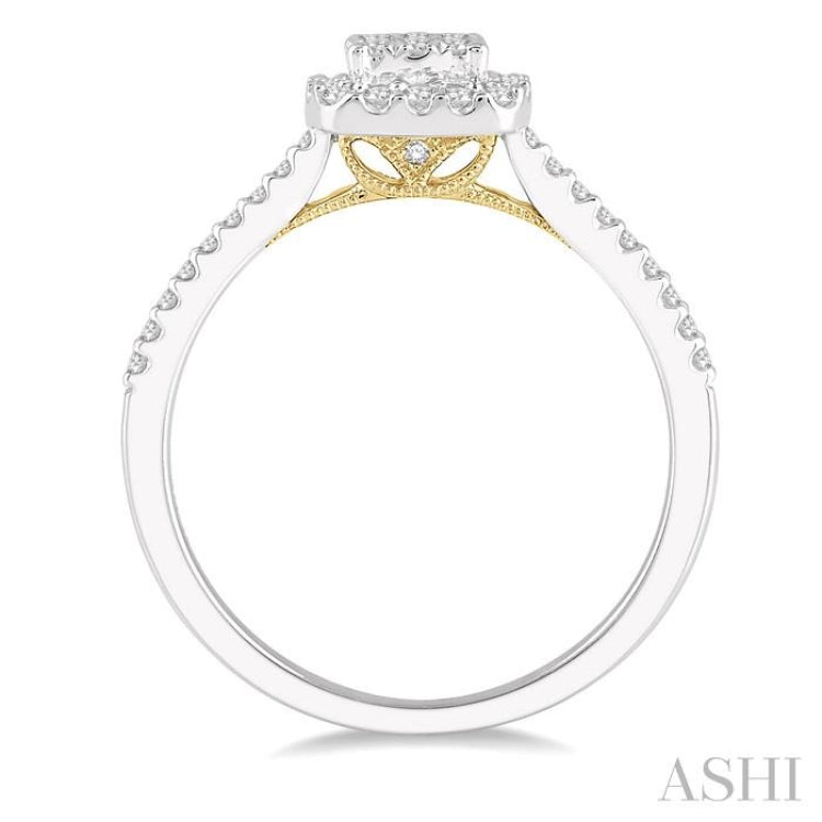 Halo Lovebright Essential Diamond Engagement Ring