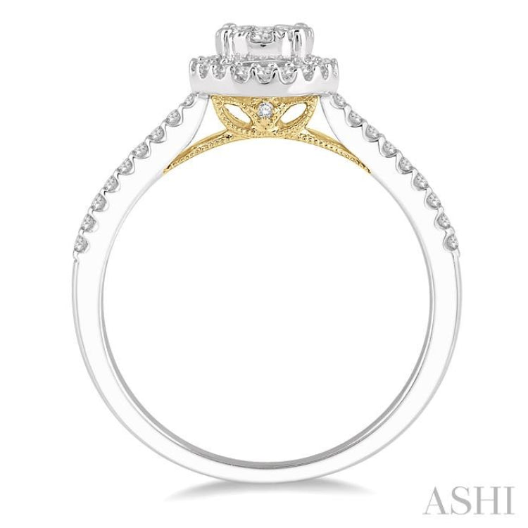 Halo Lovebright Essential Diamond Engagement Ring