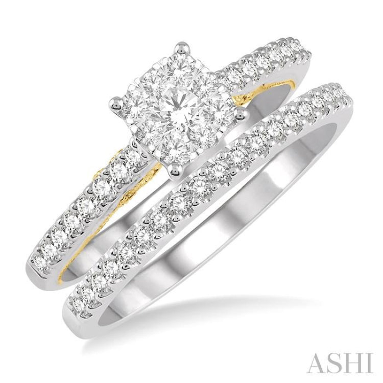 Lovebright Diamond Wedding Set