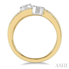 Round Shape Lovebright Diamond Fashion Ring