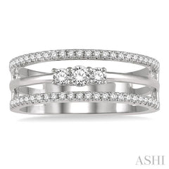 Diamond Layered Fashion Ring