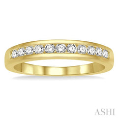 11 Stone Channel Set Diamond Wedding Band