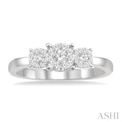 Past Present & Future Lovebright Essential Diamond Engagement Ring