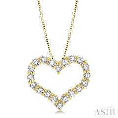 Heart Shape Diamond Pendant