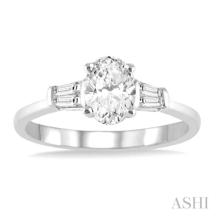 Oval Shape Diamond Engagement Ring