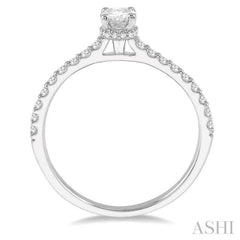 Oval Shape Diamond Engagement Ring