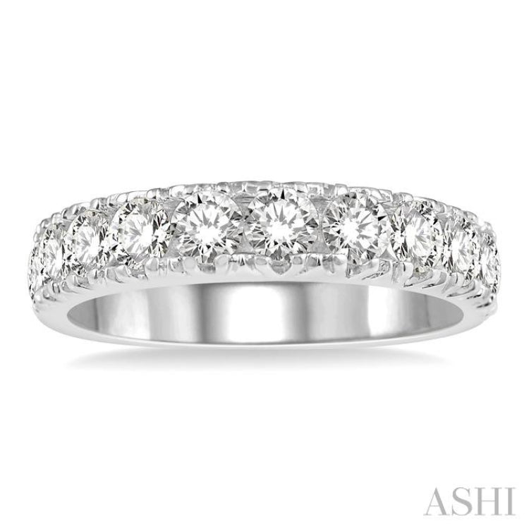 11 Stone Diamond Wedding Band