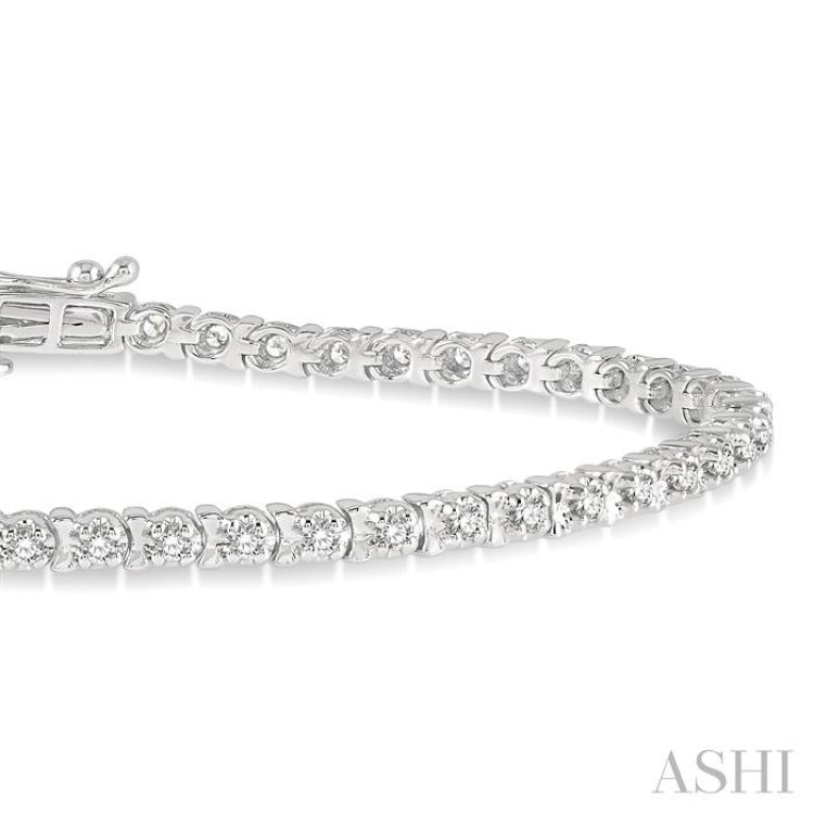 Tulip Diamond Tennis Bracelet