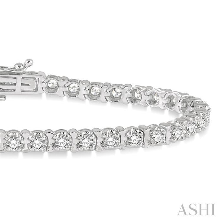 Tulip Diamond Tennis Bracelet