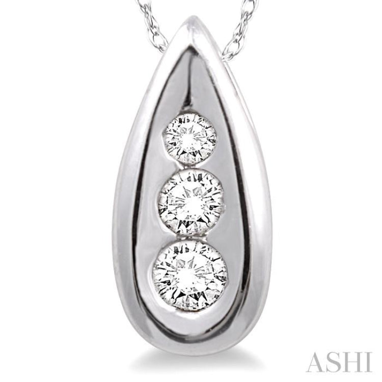 Pear Shape Diamond Pendant