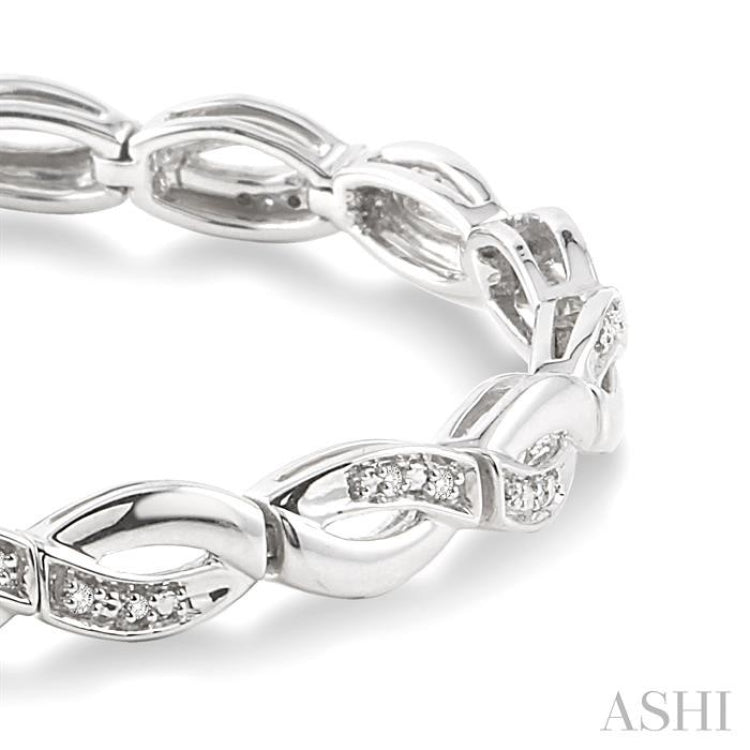 Silver Diamond Bracelet