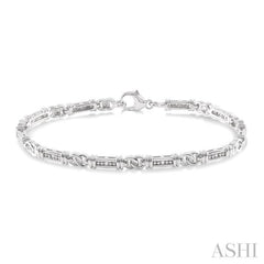 Silver Diamond Bracelet